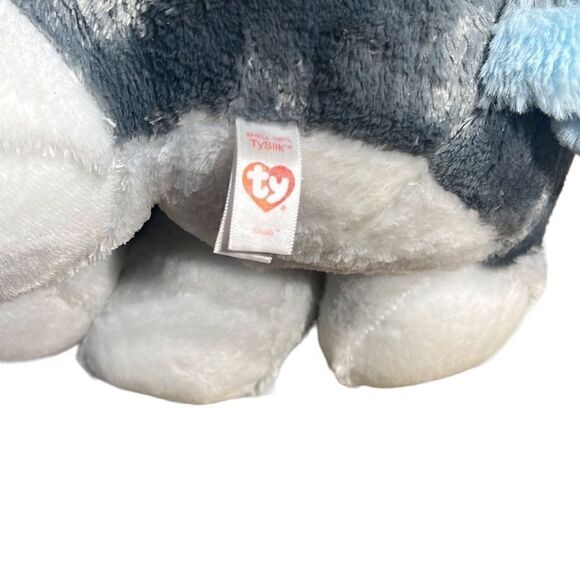 TY BEANIE BOOS SLUSH THE HUSKY DOG 16” Large Jumbo - Picture 1 of 10